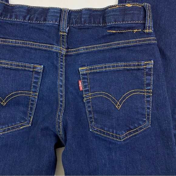 Levi's 502 Jeans Women's 25x26 Dark Denim Regular Taper Mid Rise Casual - Picture 10 of 11